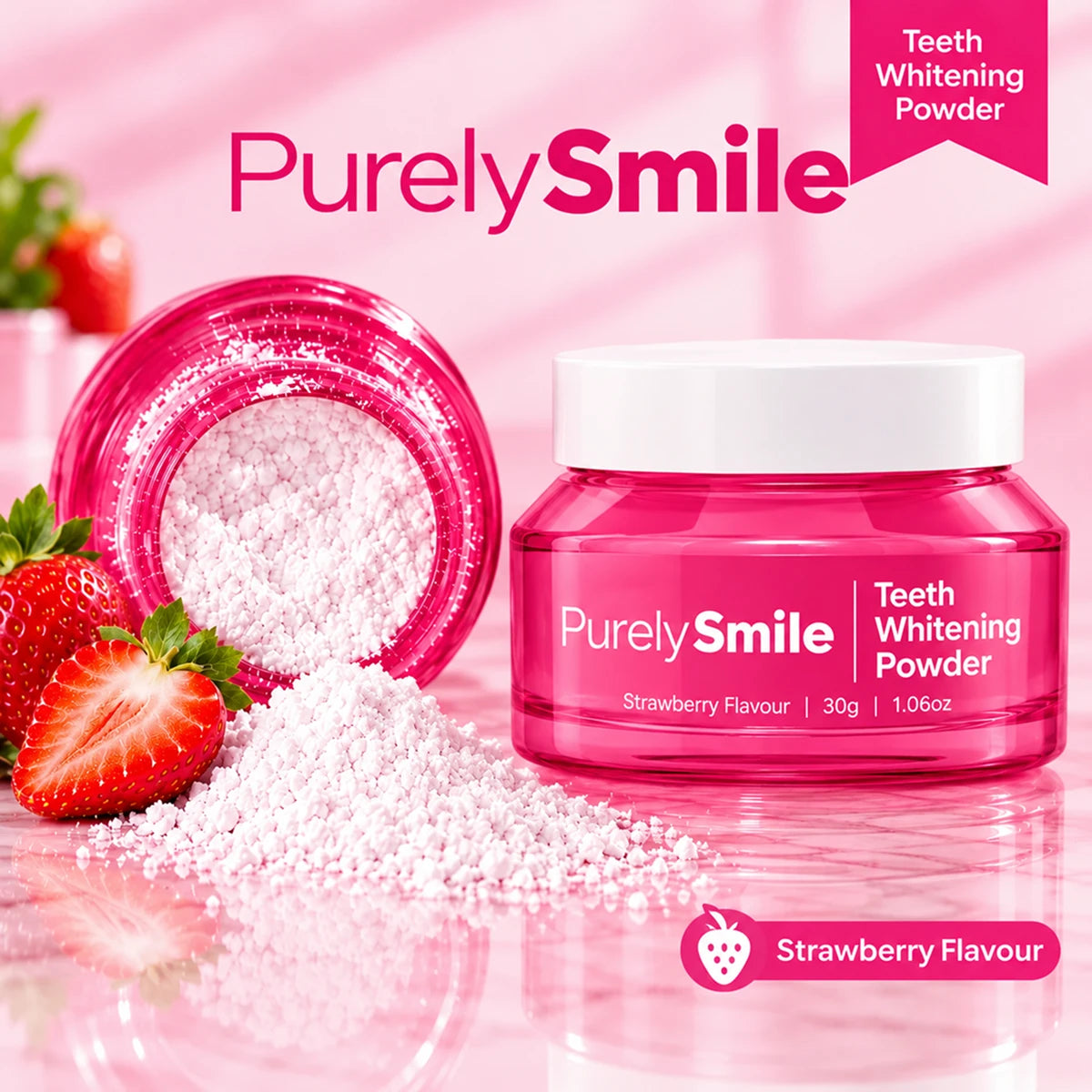 PurelySmile Dentist-Approved Teeth Whitening Powder